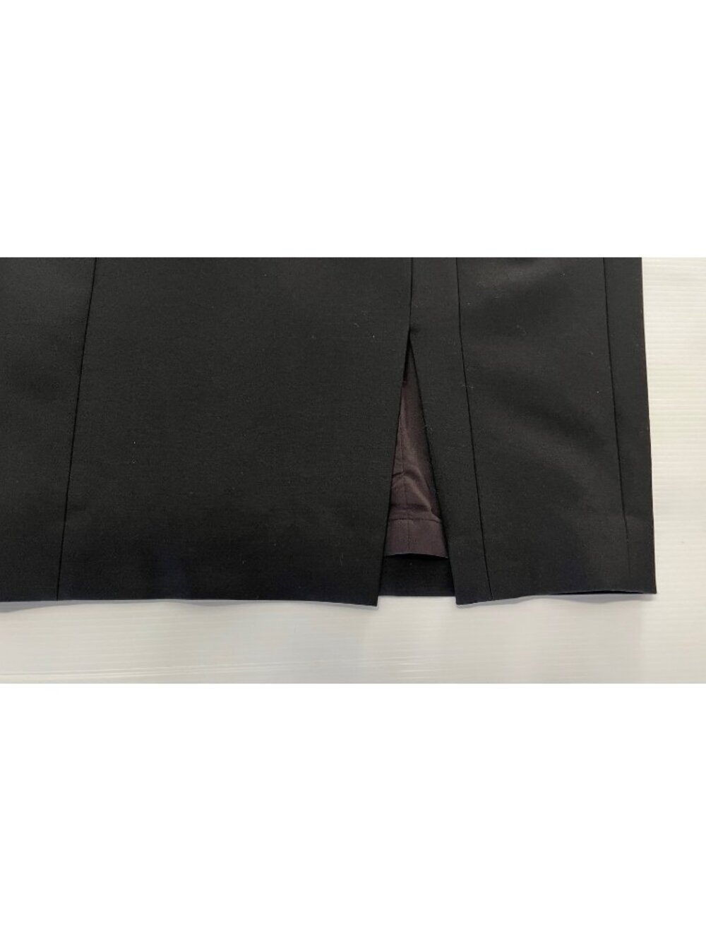 Classiques Entier Black Midi Skirt Size 12 NWT Front Slit Career Office Work - Picture 9 of 15